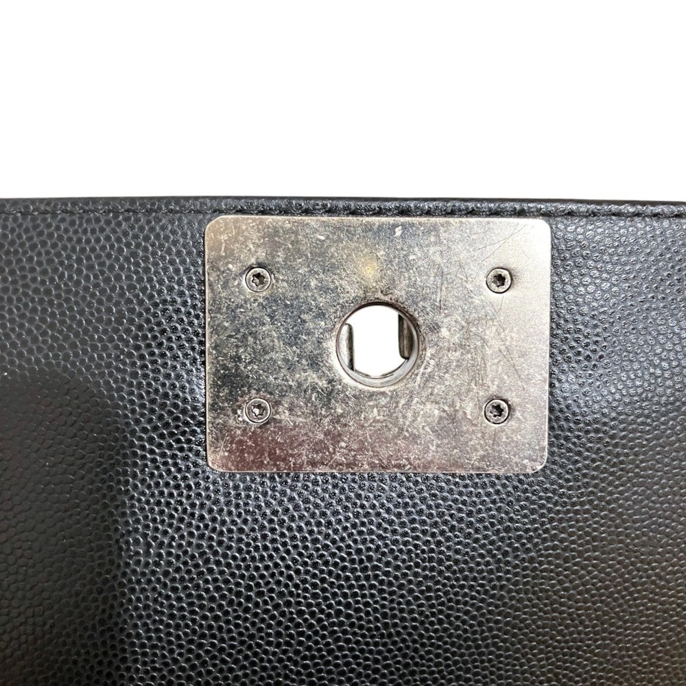Chanel Boy Shoulder Bag, V-stitch, Caviar Leather, A67086 - Picture 8 of 9